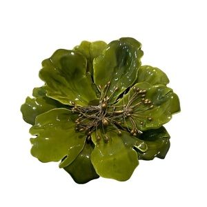 Vintage 60’s large enamel flower brooch.